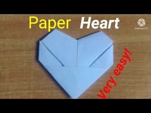 How to make easy origami heart
