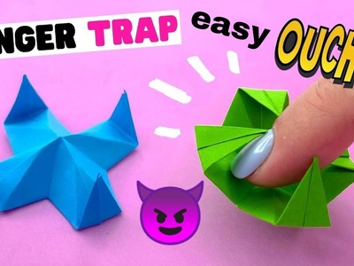 How to make origami finger trap | paper finger trap craft