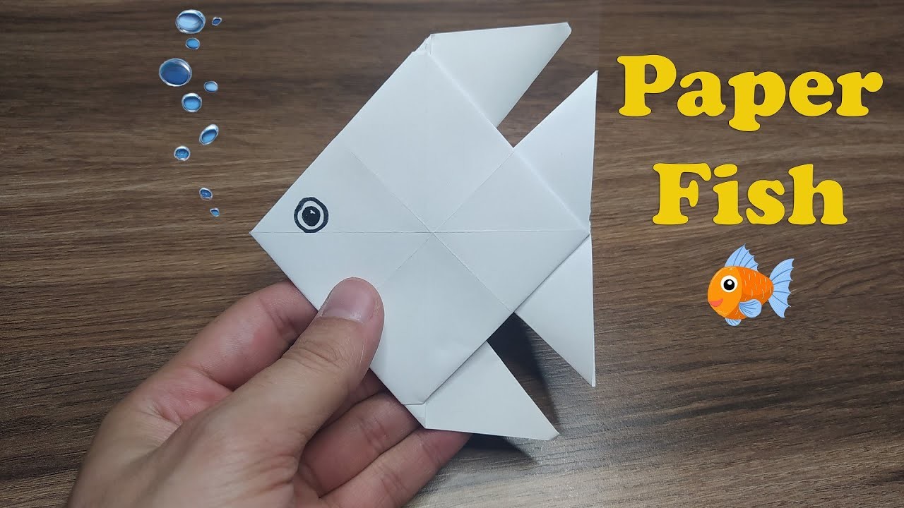 How To Make Paper Fish | Easy DIY Origami