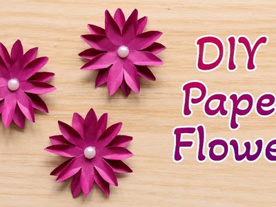 How To Make Paper Flower | Paper Craft | DIY | Paper Flower Making