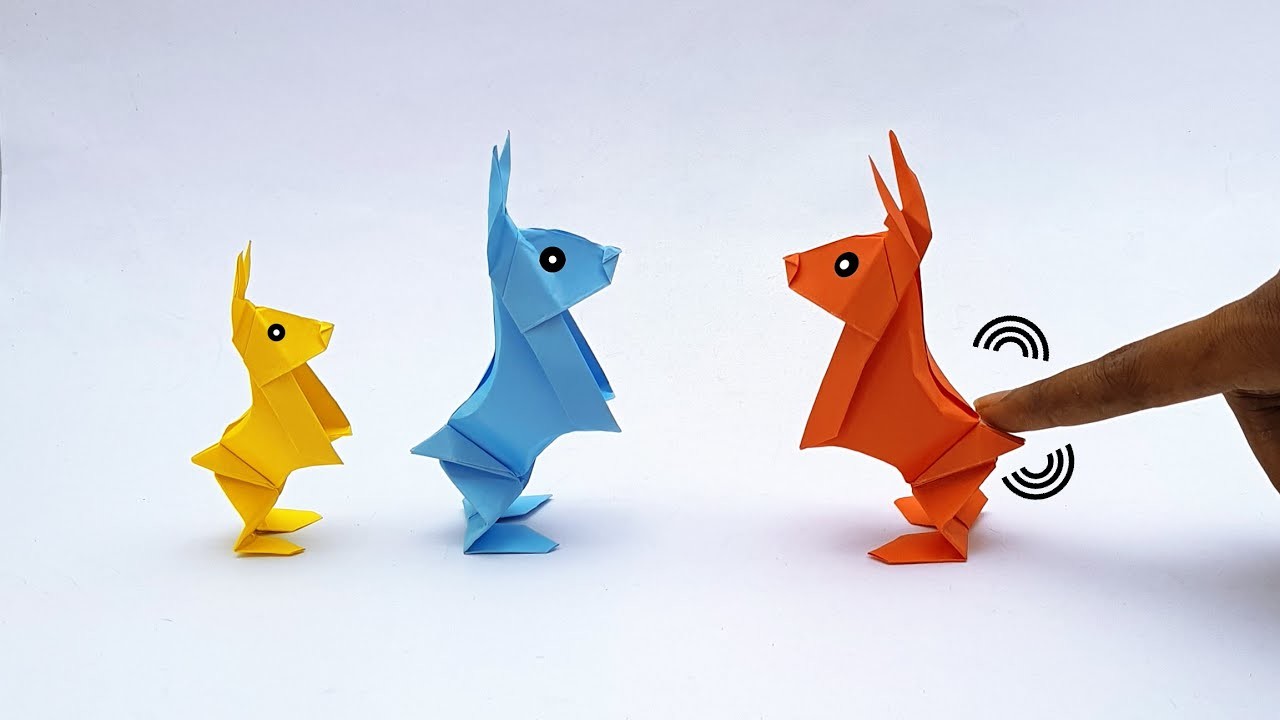 How to Make Paper Rabbit Easy Instructions | Jumping Paper Rabbit | Easy Origami Toy Making Ideas