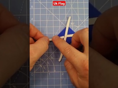 Making UK Flag From Air Dry Clay