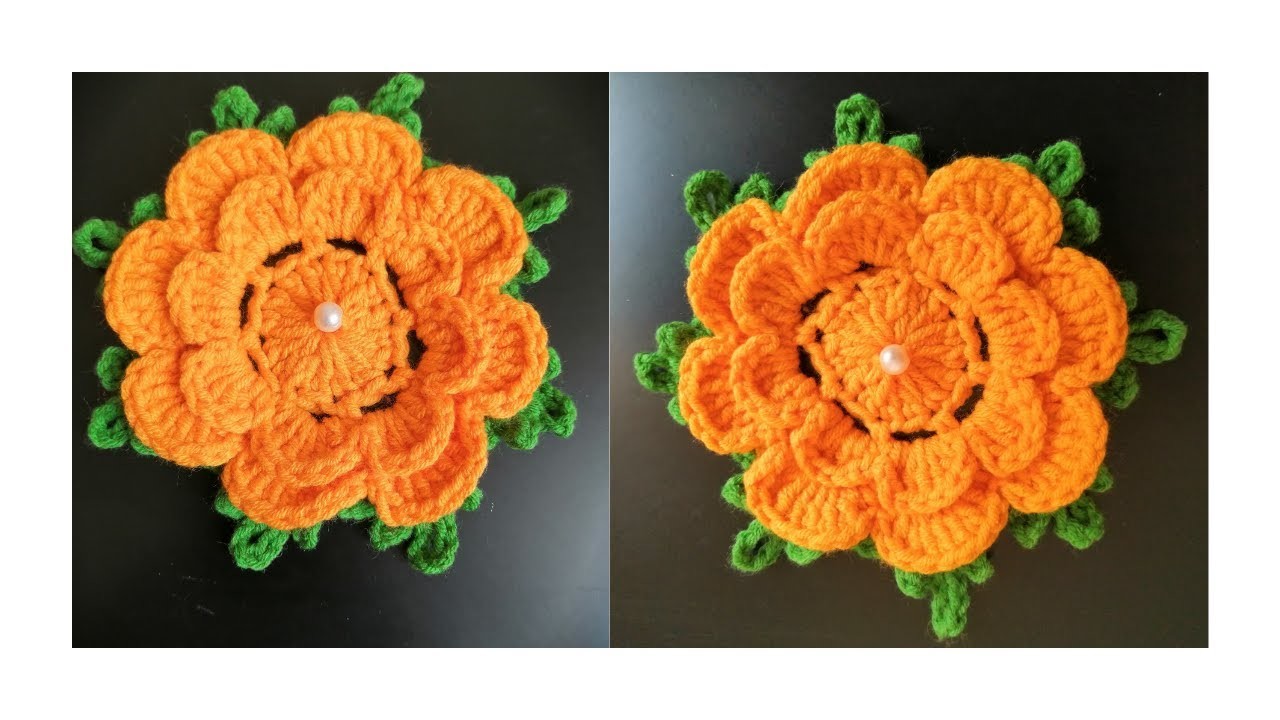 Crochet flower Easy