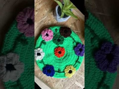 #crochetflower #garden #beret perfect for #allseason #summer #spring #winter #lagos #shortvideos