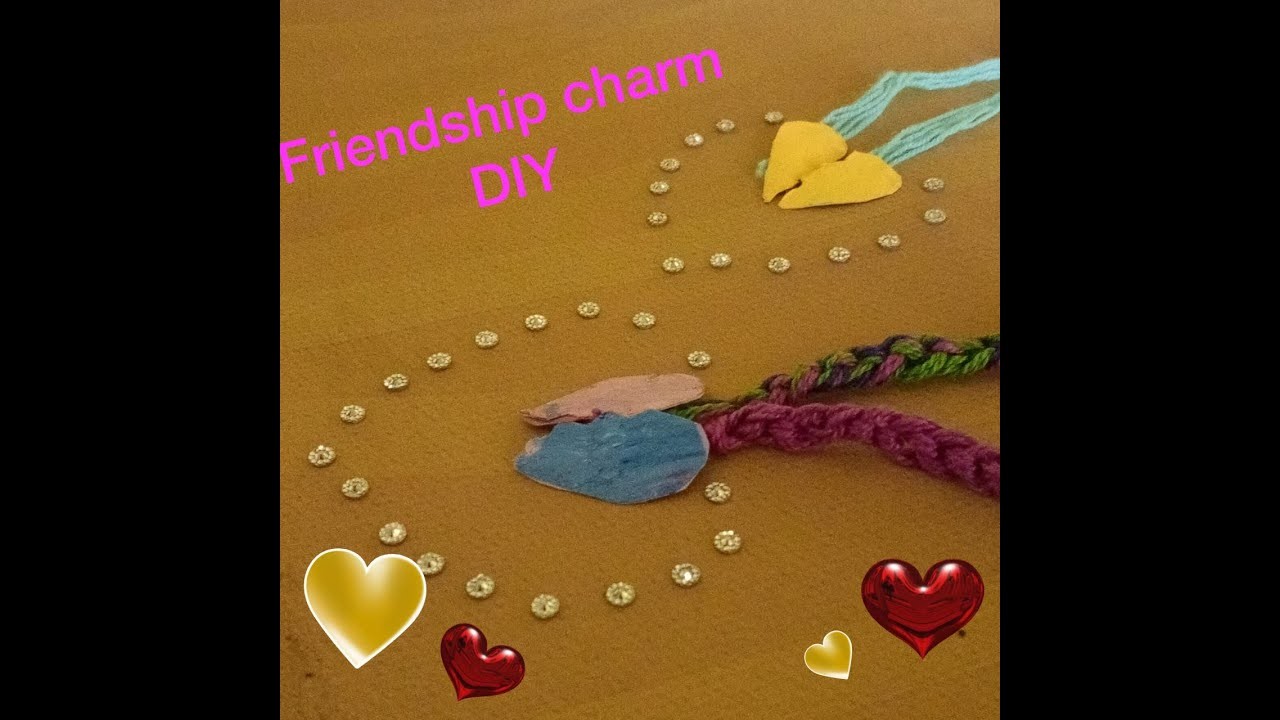 DIY friendship charm easy