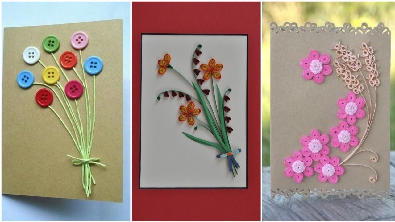 Easy handmade card ideas for pre school kids | Craft card making ideas