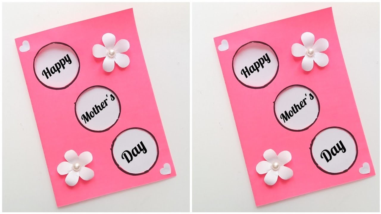Easy Handmade Mother's Day Card • Happy mothers day card idea • mothers day card 2022 • card for mom