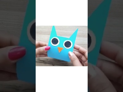 Fabulous easy owl making origami (Mermaid Crafts and Reviews)