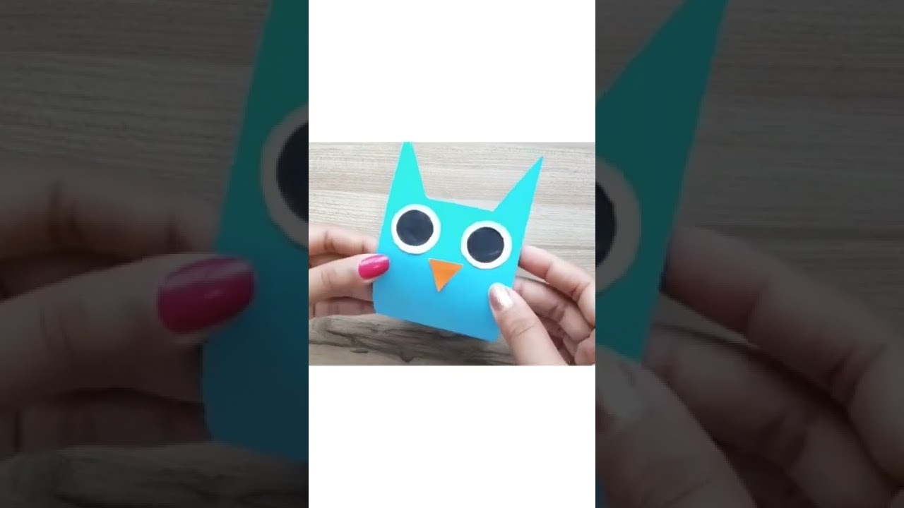 Fabulous easy owl making origami (Mermaid Crafts and Reviews)