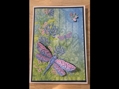 Heartfelt Creations Dragonfly Collection Crafty Videos #524