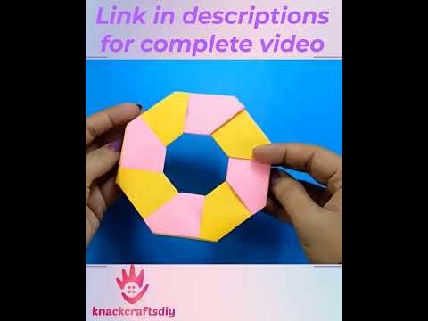 How to Make Origami 8 Pointed Ninja Star - Easy Foldable Transformation - Easy Tutorials DIY