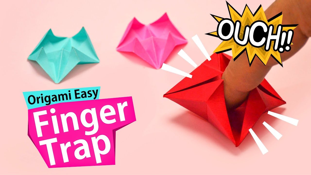 How To Make Origami Easy Paper Finger Trap