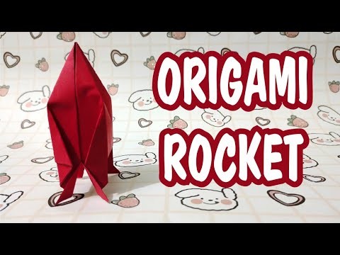 How To make Origami Rocket Ship - Easy Origami