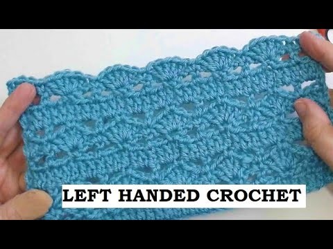 Left Handed Crochet Grows 2 inches per pattern. "Railway Arches"