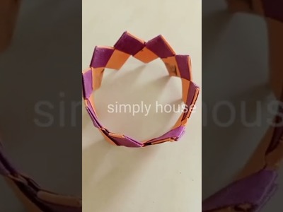 Paper bangle making video coming soon at today 11 am