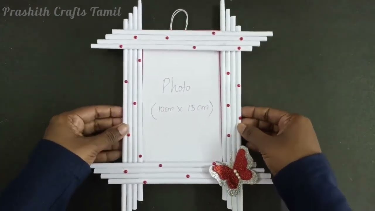 Photo Frame Making At Home | Cardboard Craft Tamil | Craft Ideas In Tamil | Prashith Crafts