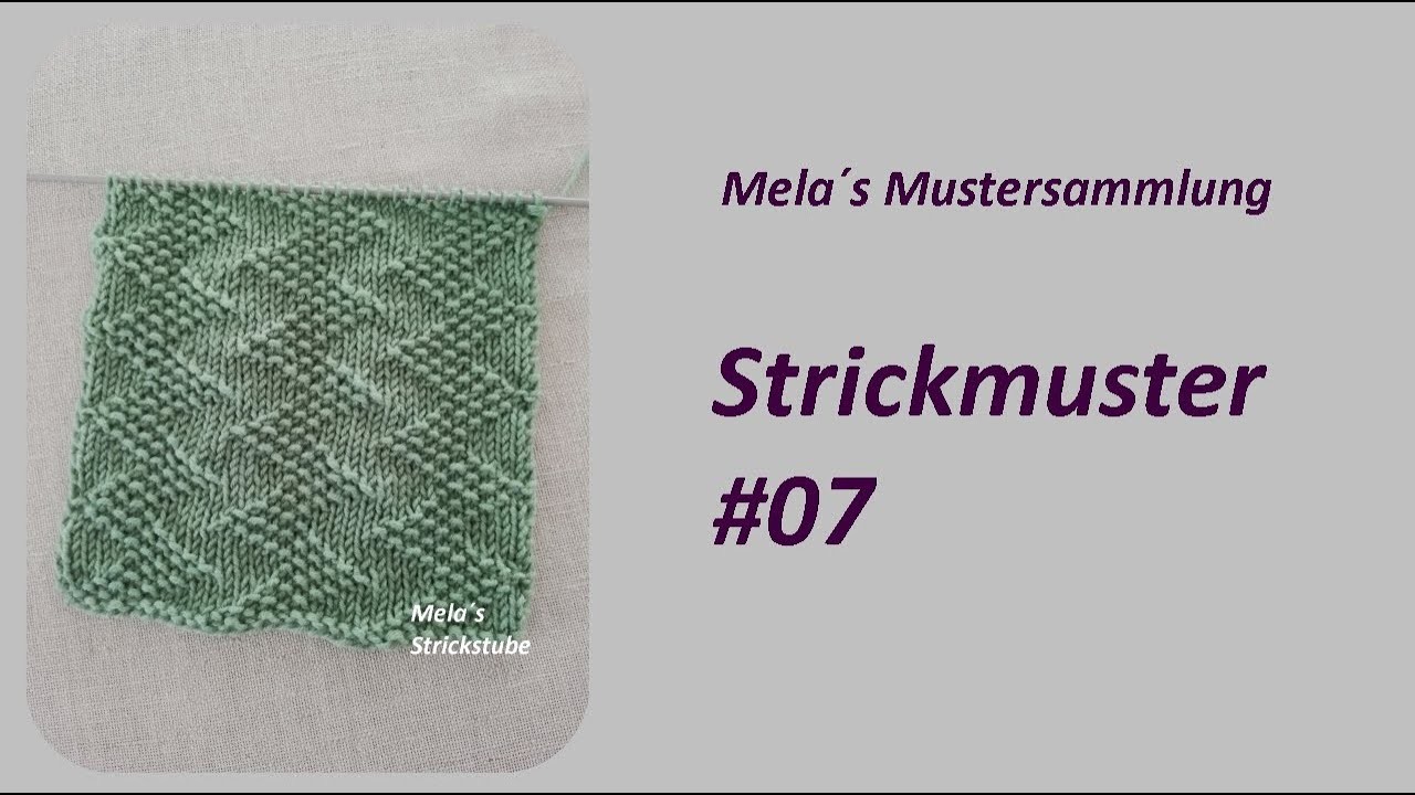 Strickmuster #07. knitting pattern