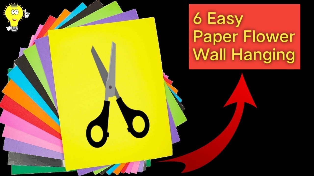 6 Easy and Quick Paper Wall Hanging Ideas | A4 Sheet Wall Decor | Cardboard Reuse | Room Decor DIY