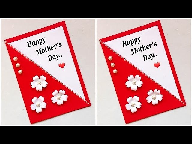 Beautiful Mother's day card making ideas 2022. Handmade mother's day greeting card