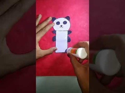 ???? card. Handmade cute card.Day-1 panda craft challenge. #mrinmoyartandcraft