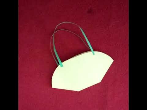 DIY gift ideas.paper handbag with handles.origami gift bag.paper bag#shorts #youtubeshorts #viral