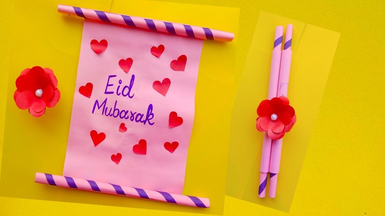 Easy EID Mubarak Card (2022) ???? for Loved ones | DIY EID Gift ideas | hania craft ideas | #EID2022