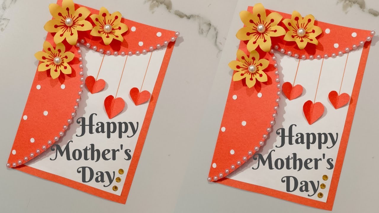 Easy Handmade mother's day Card | mother's day Greeting Card idea | DIY Tutorial