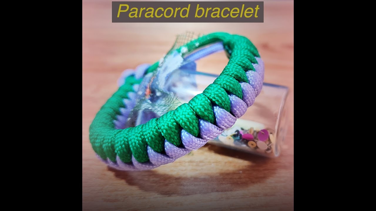Make a Fishtail Paracord Bracelet mix 2 colors easily.Haga una pulsera Fishtail Paracord fácilmente