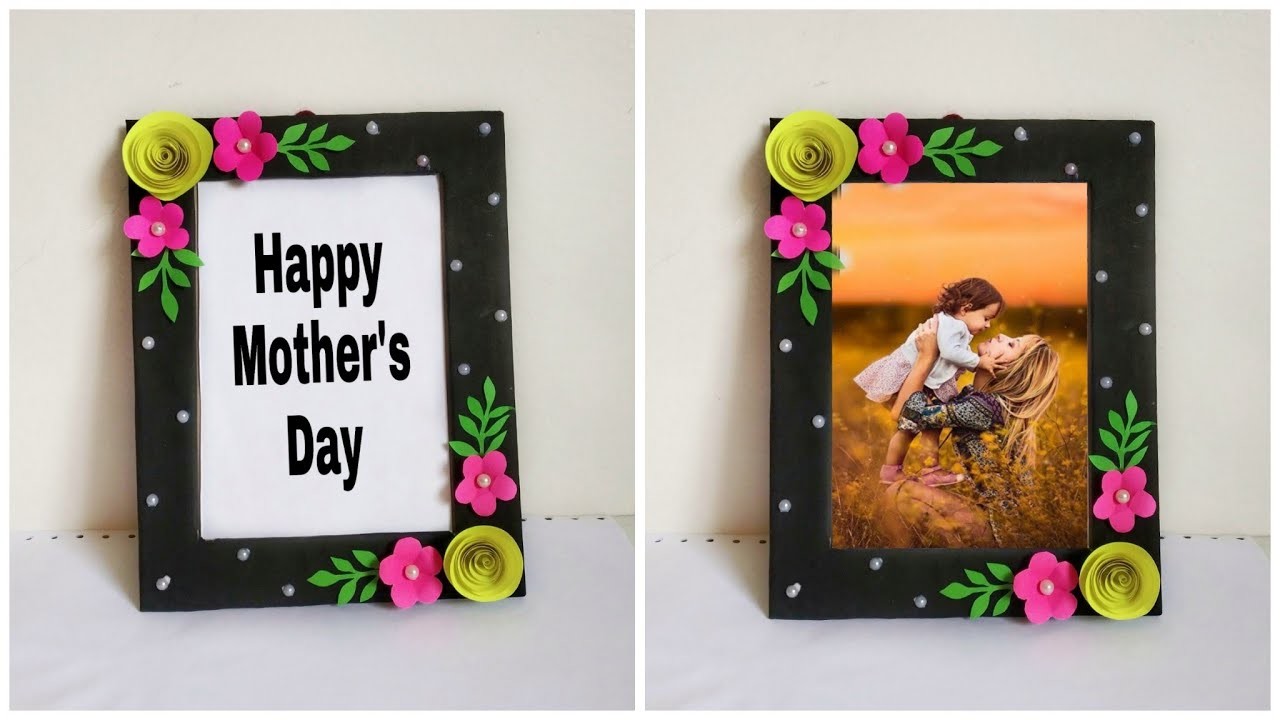 Mother's Day Photo Frame Gift Ideas | Cardboard Frame for Mom|Handmade Gift idea @Kalakar Supriya