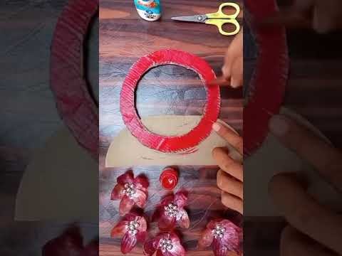 Unique wall hanging ideas. best out of waste #shorts#youtubeshorts#shortvideo#trending#craft#diy