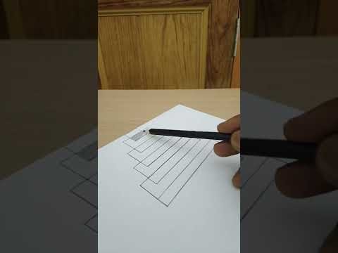 3D art | drawing illusion #8 | how to draw 3D stairs