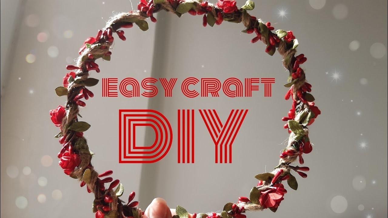 DIY|Floral Head Garland Flower Headband | Floral headdress