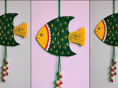 DIY Wall Hanging || Fish Wall Hanging || Beautiful Room Decoration Craft