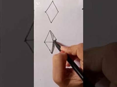 Easy Shapes drawing with 2D. 3D forms #2D.3D Shapes drawing ideas#youtube Shorts# easy drawing ideas