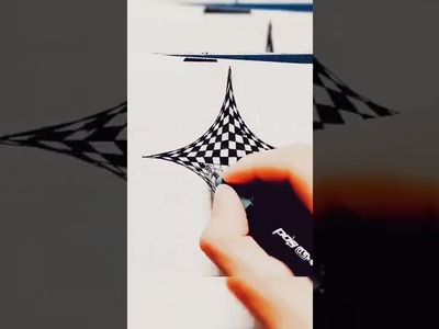 HOW TO DRAW  3D #@R10 #opticalillusion #3dart #3d #overall #Shorts #OH! 3D
