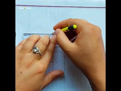 How to Draw the Number 4 in 3D | Step by step | Easy Drawings |Mughal????Creation | #shorts