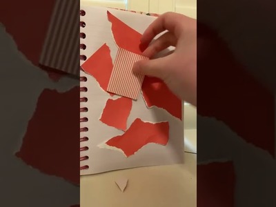 Red fidget scrapbook page