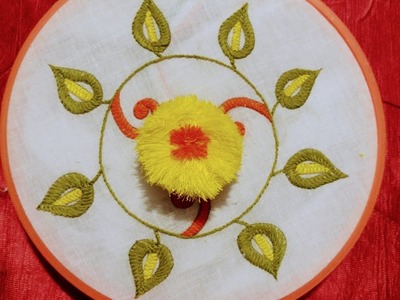 Beautiful Circle Design Cross Stiched || Hand Embroidery || circle me hand embroidery keise kerte h.