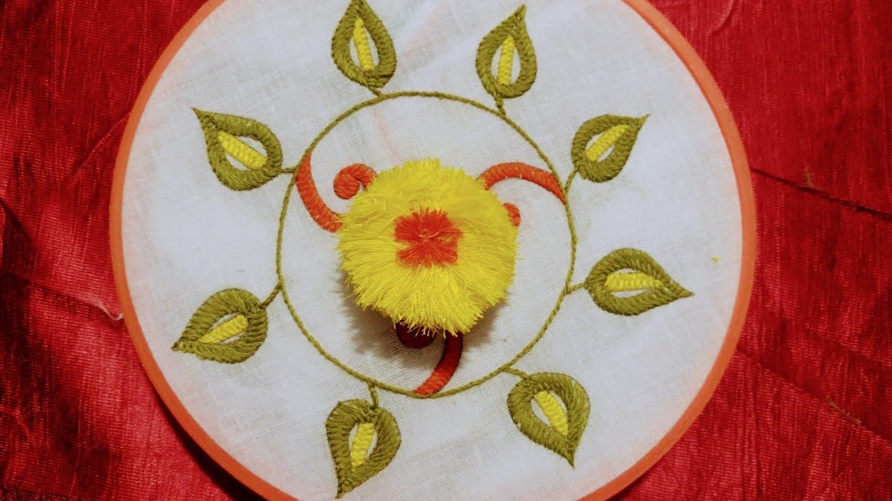 Beautiful Circle Design Cross Stiched || Hand Embroidery || circle me hand embroidery keise kerte h.