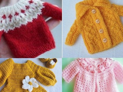 Beautiful knitwear & crochet clothes for kids |Baby sweaters, cardigans & dress|