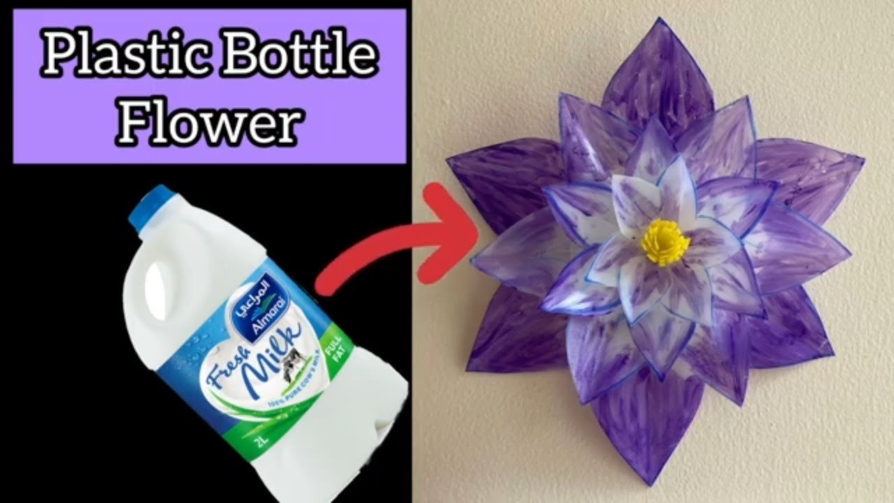 DIY Flower Art | Use of Recycle Items | Plastic Bottle Craft Ideas | Sparky Designs
