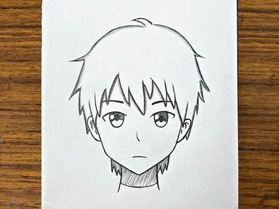 How to draw anime boy || Easy anime drawing || Easy drawings step by step || Anime drawings