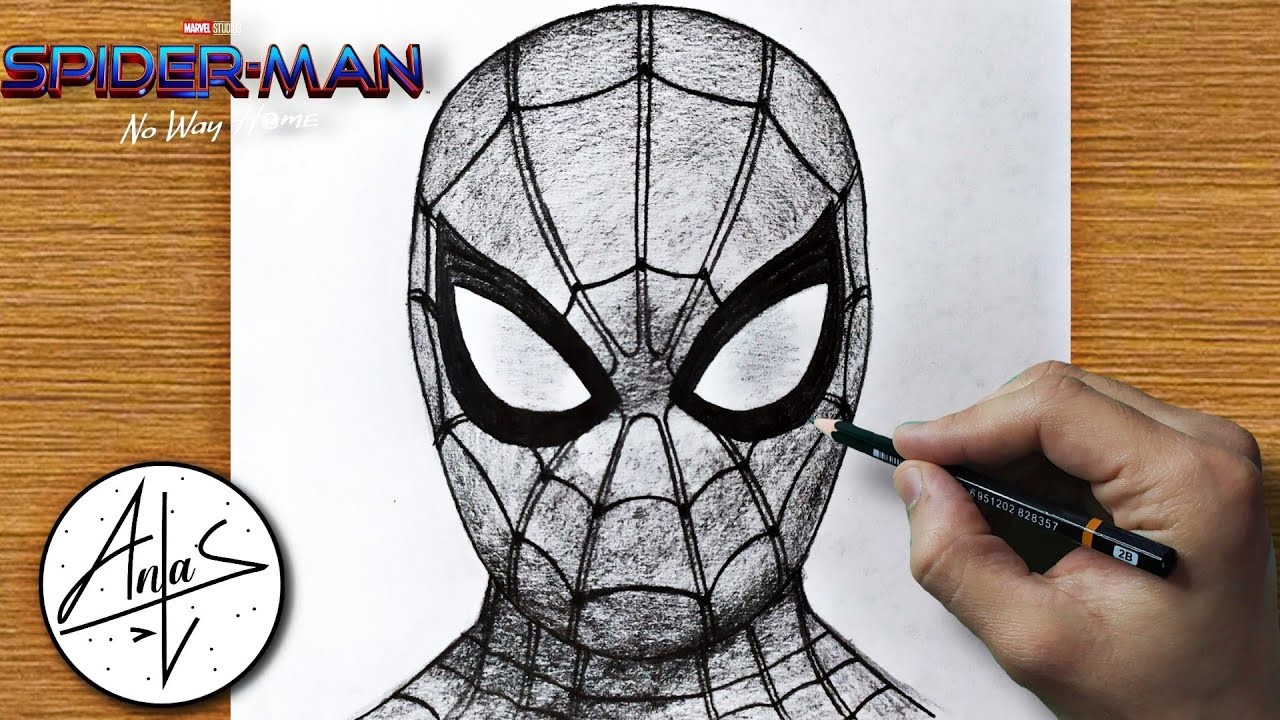 How To Draw SpiderMan | Spider Man Sketch Drawing (step by step)