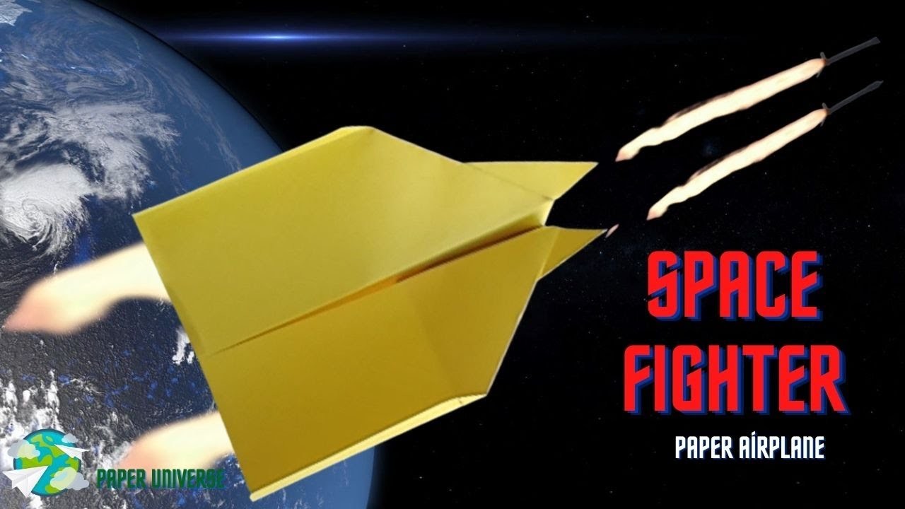 How to Make Space Fıghter Paper Plane?. Making Paper Planes Mandatory Settings