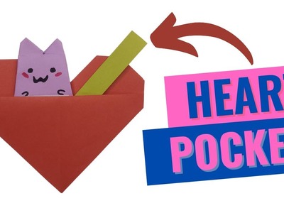 ★ MOEDERDAG KNUTSELEN: ORIGAMI HARTJE MET SCHATTIG POESJE ★ Origami heart for Mothers day