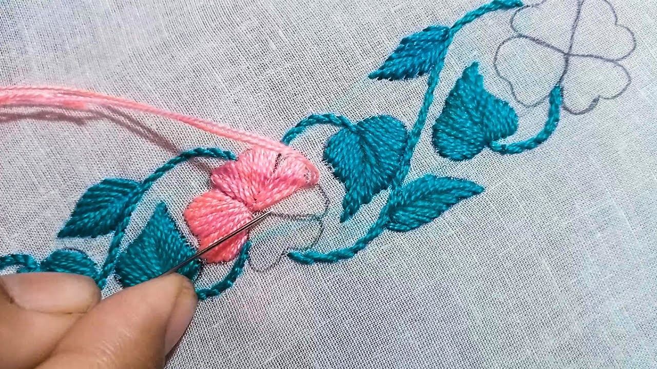 Most Strange Hand Embroidery Stitches for Beginners, Uncommon Embroidery, Heavy Chain Stitch