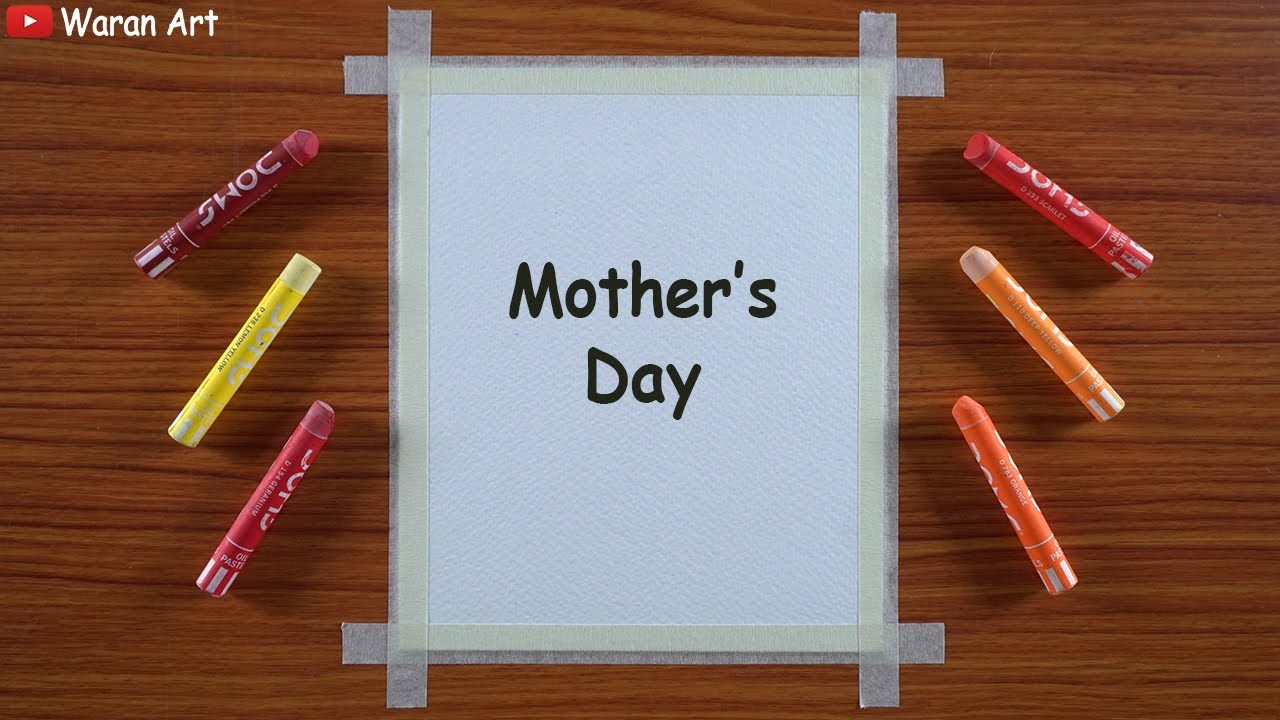 Mothers Day Drawing | Happy Mothers day drawing for beginners. Happy Mother’s Day