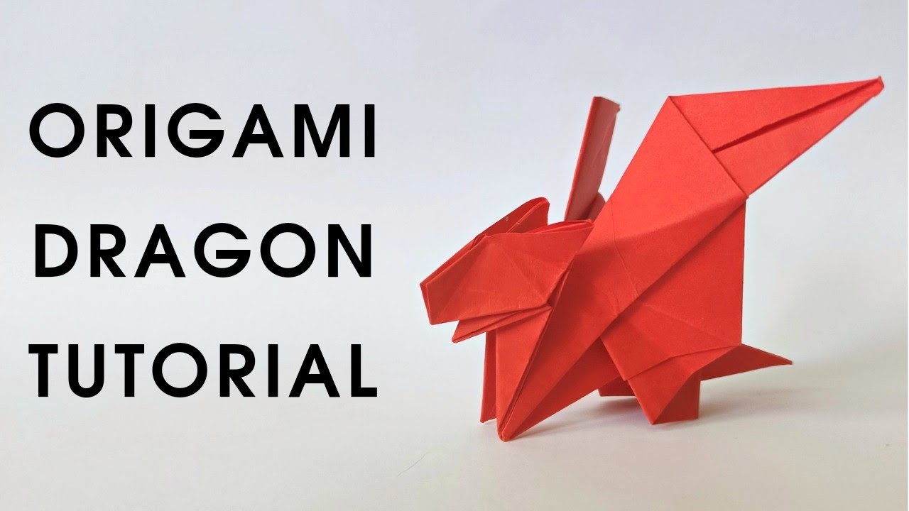 Origami DRAGON | How to make a paper dragons tutorial