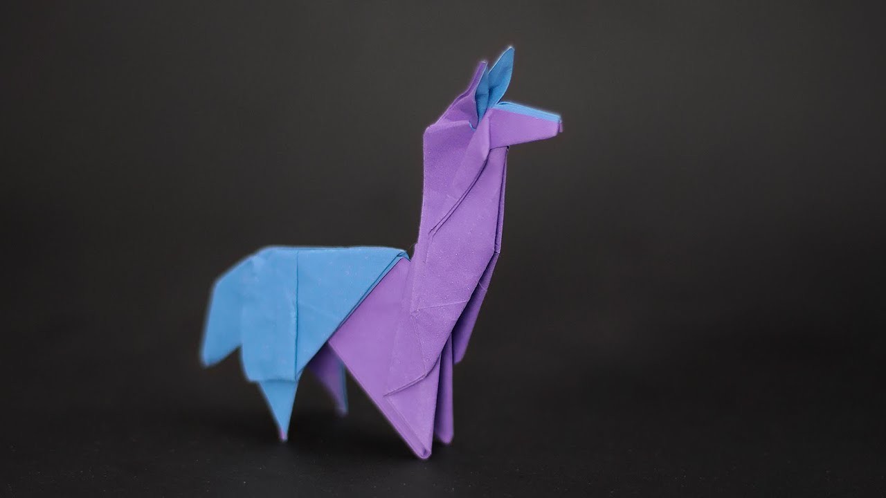 Origami: Llama for Diego -  How to Fold  @Francesco Massimo Origami