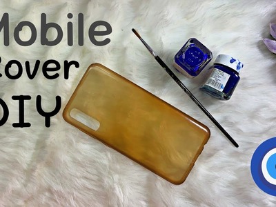 ???? Stylish mobile cover DIY idea. simple and quick mobile cover painting idea